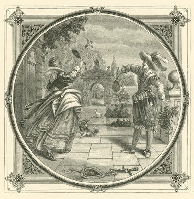 A szeretetet, mint egy labdát, vissza kell dobni (metszet) alkotó: John Leighton