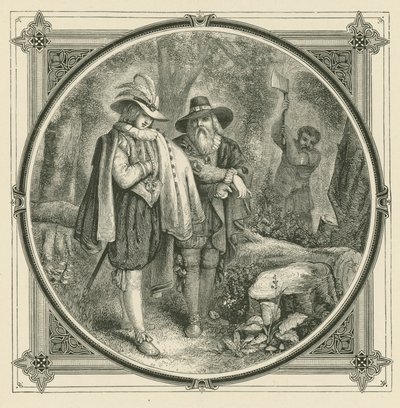 Egy ütés nem tölgyet ejt (metszet) alkotó: John Leighton