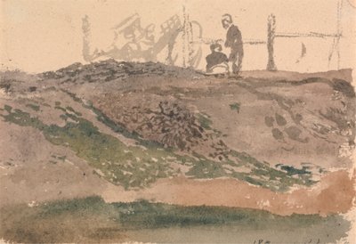 Figurák egy parton, Kensington Gravel Pits alkotó: John Linnell