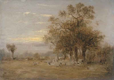 Birkák legeltetése alkotó: John Linnell