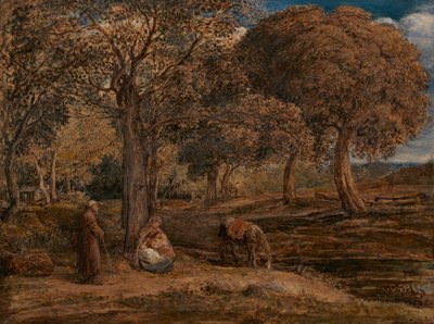 A többiek az egyiptomi repülésen alkotó: John Linnell