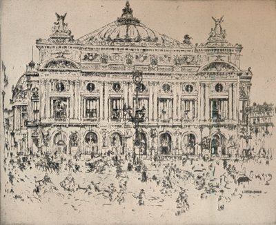 "Az Opera", 1915 alkotó: John Marin