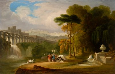 Sándor és Diogenész (olaj a fedélzeten) alkotó: John Martin