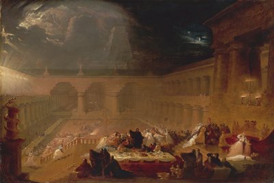 Belsazár ünnepe alkotó: John Martin