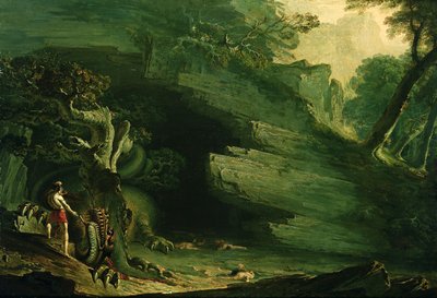 Kadmusz és a Sárkány alkotó: John Martin