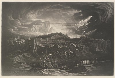 Jerikó falainak leomlása alkotó: John Martin