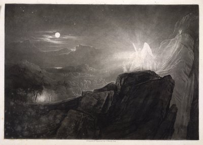 Illusztráció a Paradise Lostból alkotó: John Martin