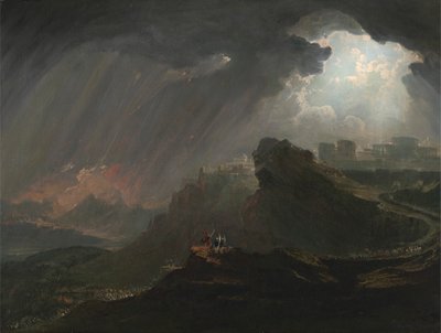 Joshua megparancsolta a Napnak, hogy álljon meg alkotó: John Martin