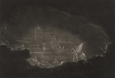 Pandemonium, 1827 körül (mezzotint) alkotó: John Martin