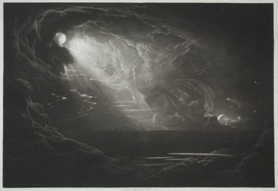 Elveszett paradicsom: A fény teremtése, 1824. alkotó: John Martin
