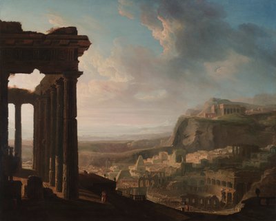 Egy ősi város romjai alkotó: John Martin