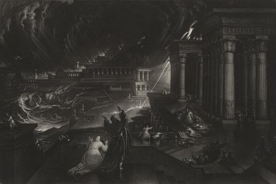 Hetedik pestis, 1824 körül (mezzotint) alkotó: John Martin