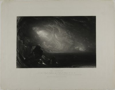 A teremtés, a Biblia illusztrációiból alkotó: John Martin