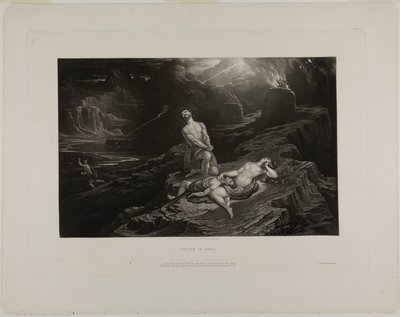 Ábel halála, a Biblia illusztrációiból alkotó: John Martin