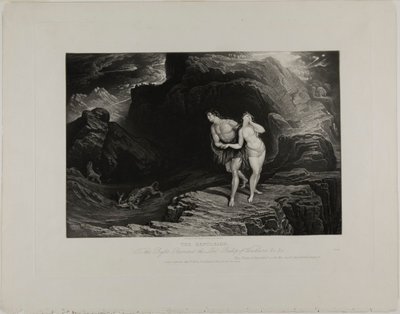 A kiűzetés, a Biblia illusztrációiból alkotó: John Martin