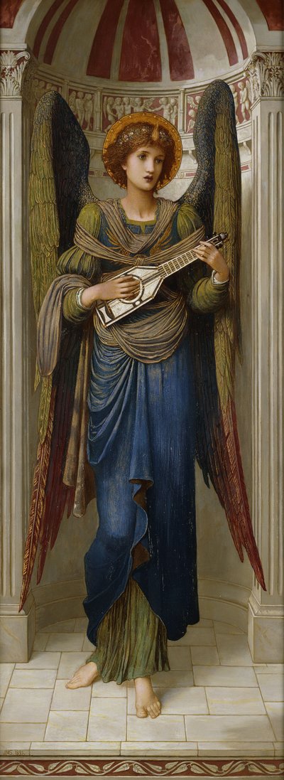 Angyalok, 1895 alkotó: John Melhuish Strudwick