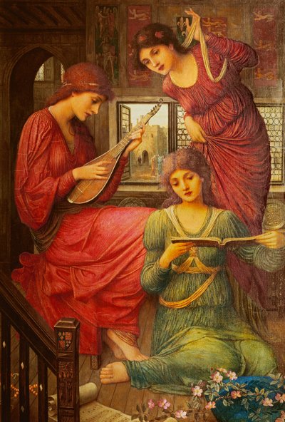 Az arany napokban, alkotó: John Melhuish Strudwick