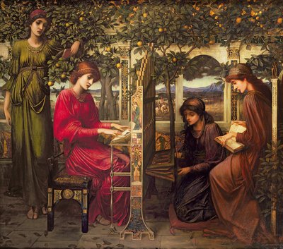 Szent Cecília alkotó: John Melhuish Strudwick