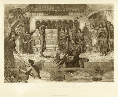 Isten házának sáncai alkotó: John Melhuish Strudwick