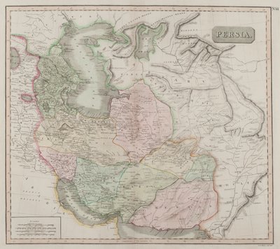 Persia (kézzel színezett metszet) alkotó: John Menzies