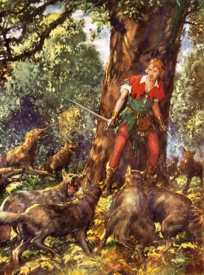 Robin Hood a farkasok csapdájába esett alkotó: John Millar Watt