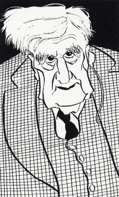 Ralph Vaughan Williams - karikatúra alkotó: John Minnion