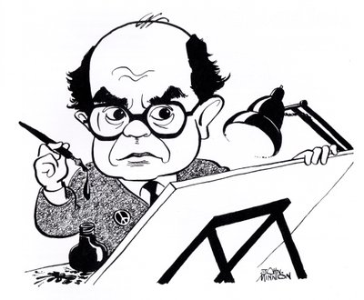Vicky (Victor Weisz), karikatúra alkotó: John Minnion