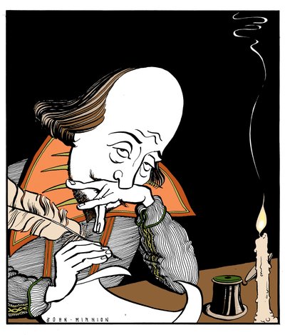 William Shakespeare egy John Minnion által írt színdarab megírása alkotó: John Minnion