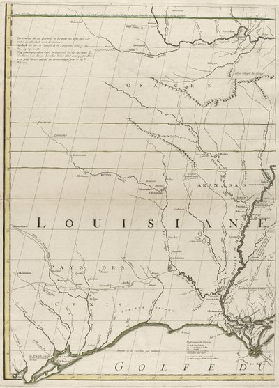 Az amerikai brit és francia uradalmak térképe, 1756 (metszet körvonalszínnel papíron) alkotó: John Mitchell