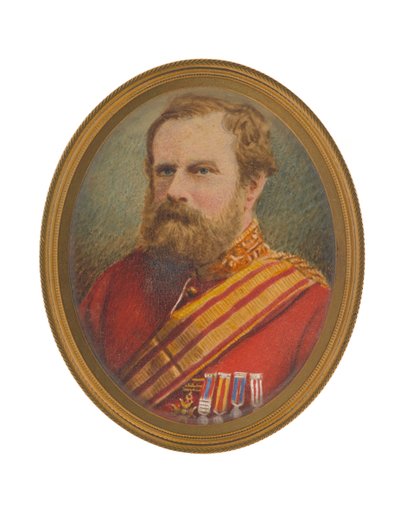 David Pott altábornagy (1812-1881) törzsegyenruhában alkotó: John Moffat