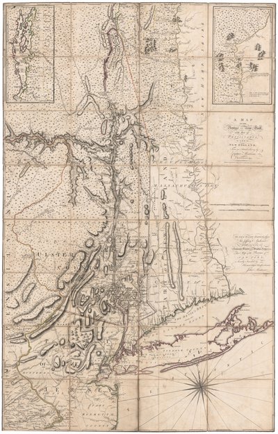 New York térkép Montresortól alkotó: John Montresor