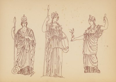 Ókori görög női viselet (litográfia) alkotó: John Moyr Smith