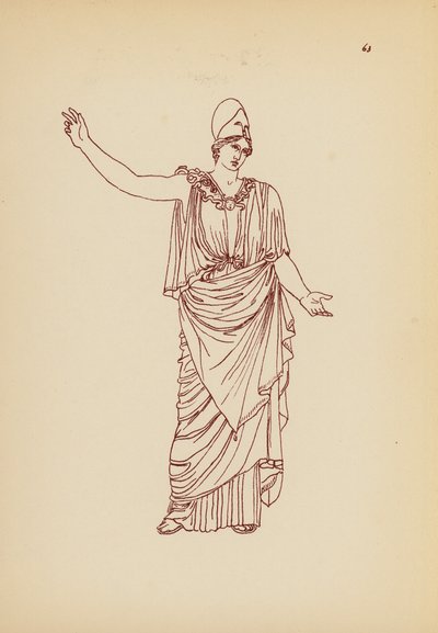 Ókori görög női viselet (litográfia) alkotó: John Moyr Smith