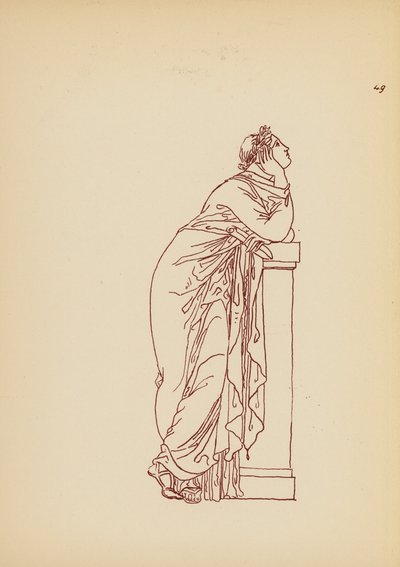 Ókori görög női viselet (litográfia) alkotó: John Moyr Smith