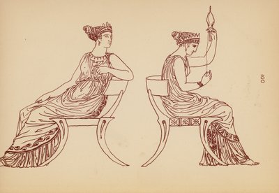 Ókori görög női viselet (litográfia) alkotó: John Moyr Smith