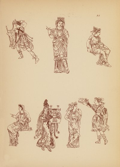 Ókori görög női viselet (litográfia) alkotó: John Moyr Smith