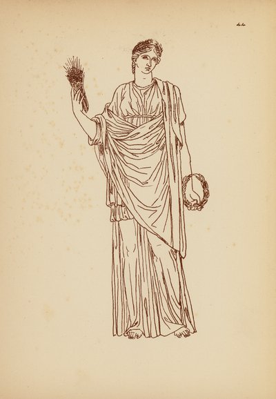 Ókori görög női viselet (litográfia) alkotó: John Moyr Smith