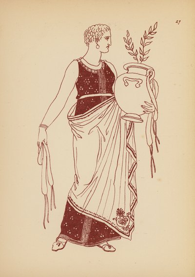 Ókori görög női viselet (litográfia) alkotó: John Moyr Smith