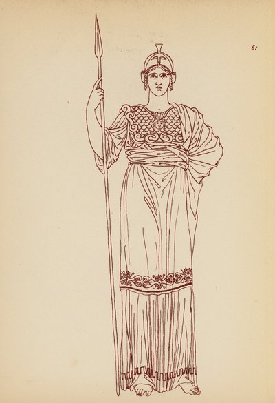 Ókori görög női viselet (litográfia) alkotó: John Moyr Smith