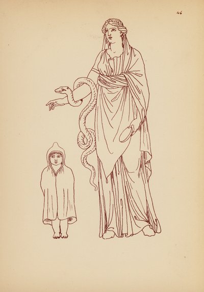 Ókori görög női viselet (litográfia) alkotó: John Moyr Smith
