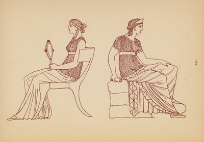 Ókori görög női viselet (litográfia) alkotó: John Moyr Smith
