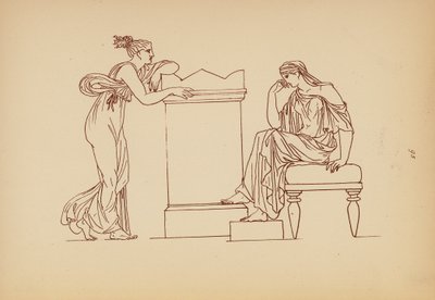 Ókori görög női viselet (litográfia) alkotó: John Moyr Smith