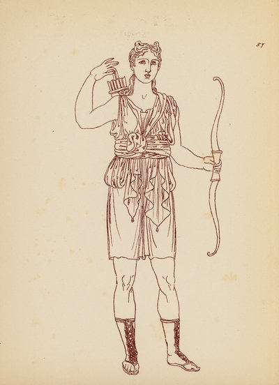 Ókori görög női viselet (litográfia) alkotó: John Moyr Smith