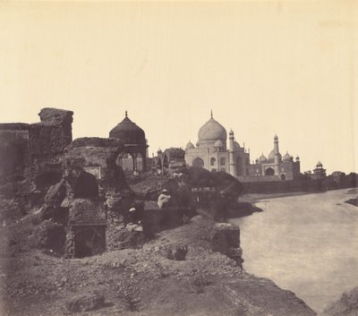 Taj Mahal keletről,c. 1858-1862 (fotó) alkotó: John Murray