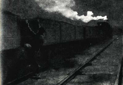 Szökés vonattal, 1899. november, 1945. alkotó: John Nash