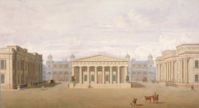 Trafalgar Square, Westminster, London, 1828 alkotó: John Nash