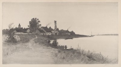 Cím nélkül (parti jelenet) alkotó: John O. Anderson
