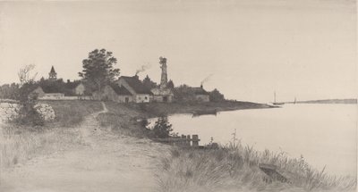 Névtelen tengerparti jelenet, 1891. alkotó: John O. Anderson