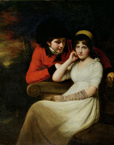 Udvarlás a parkban, 1797 alkotó: John Opie