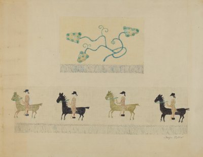 Láncos hímzés alkotó: John Oster